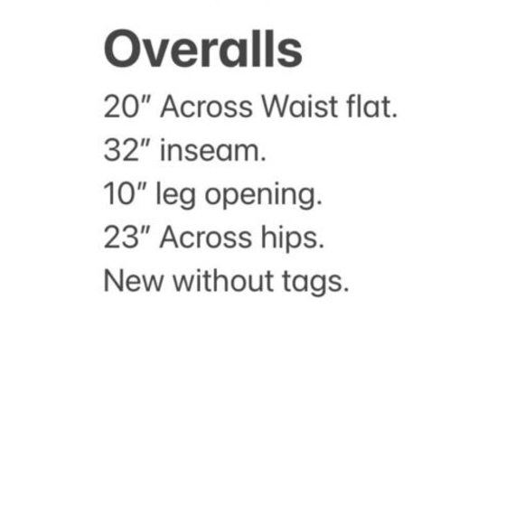 Vintage Round House Dark Blue Jean Denim Made in USA Overalls Men’s 40X32 NOS - Picture 7 of 7